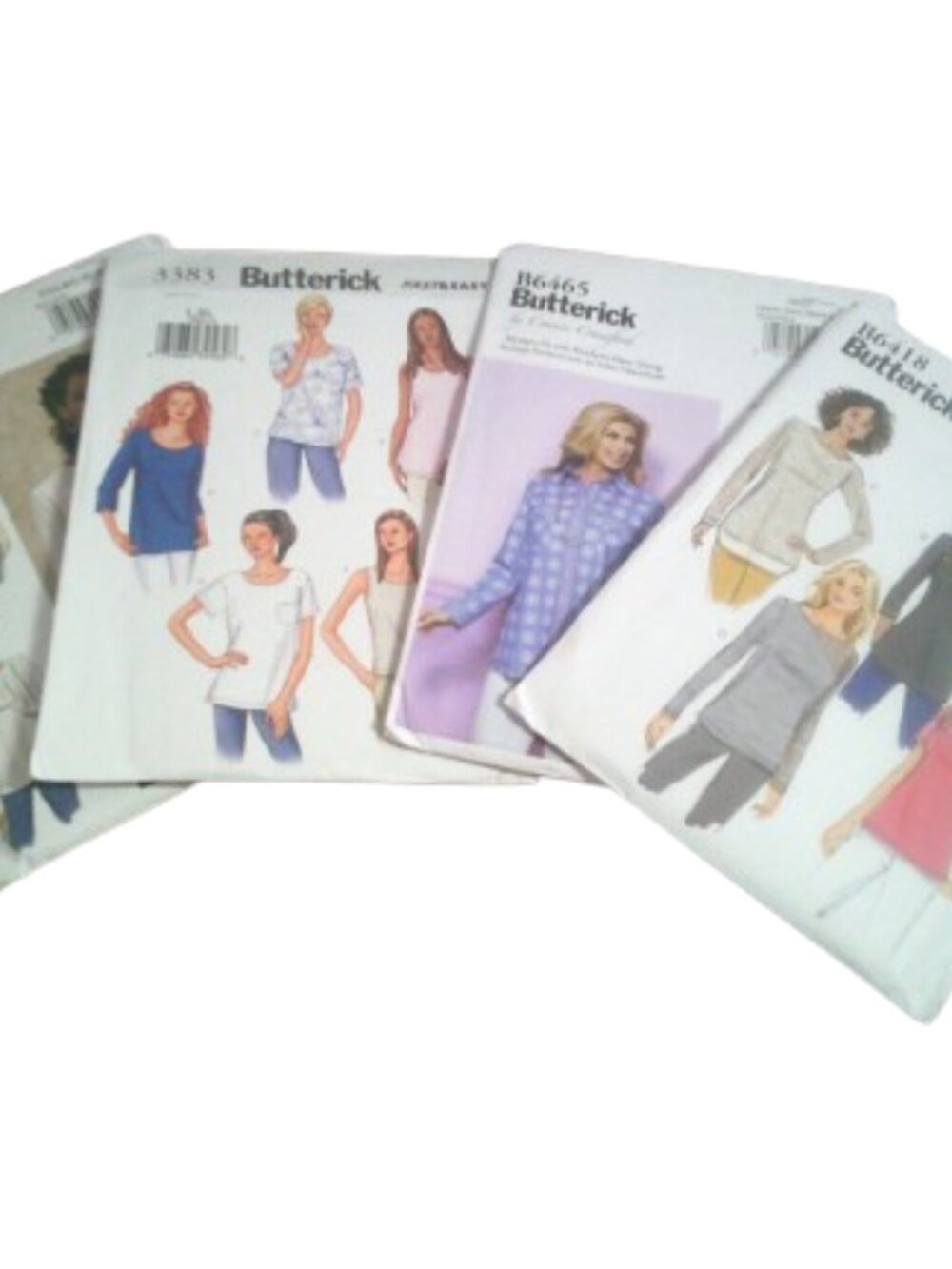 Butterick Pattern Lot of 4 Contemporary Patterns Size XSM-XLG